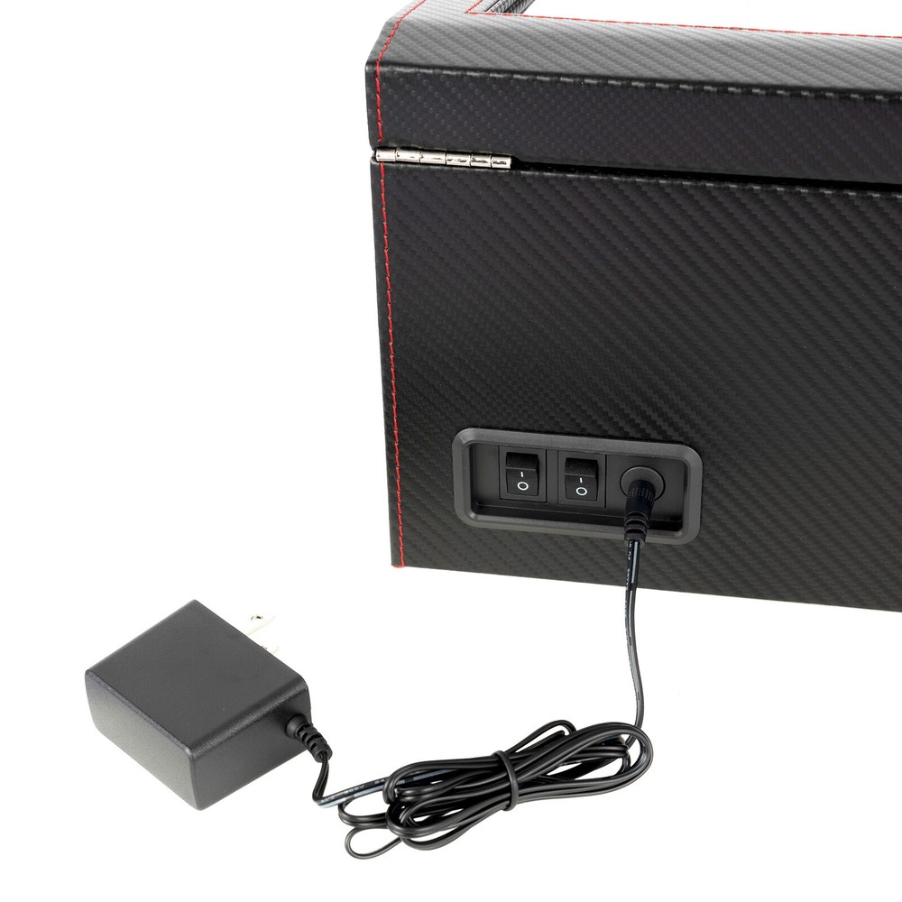 Automatic Rotation Watch Winder Box 4+6 Self Winding Display Box Storage Case