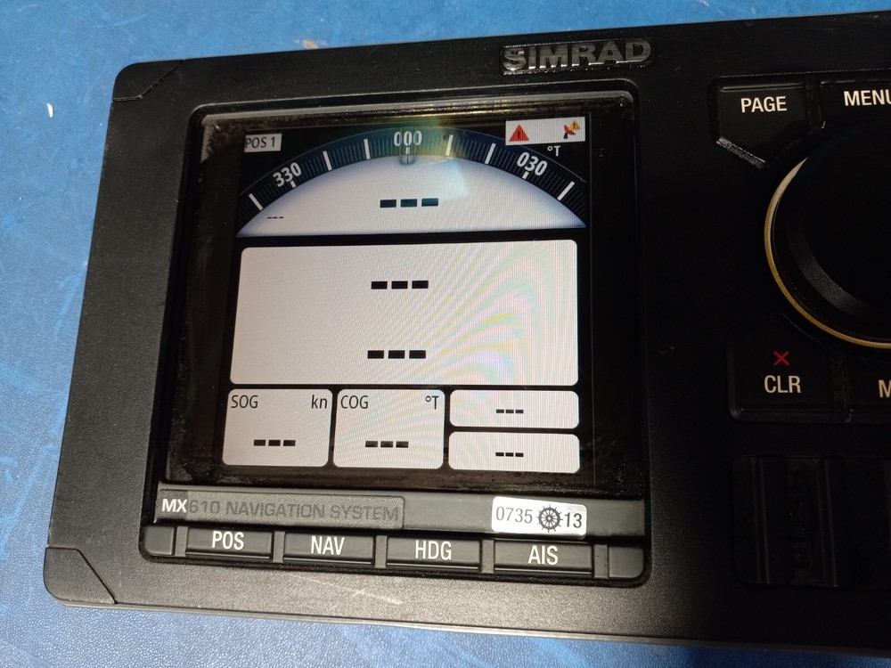 SIMRAD MX610 NAVIGATION SYSTEM GOOD