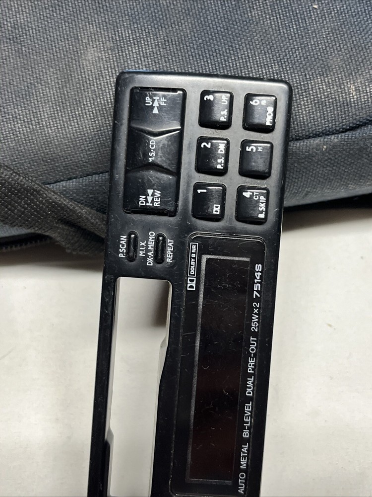 Alpine 7514S Faceplate Detachable Replacement Cassette