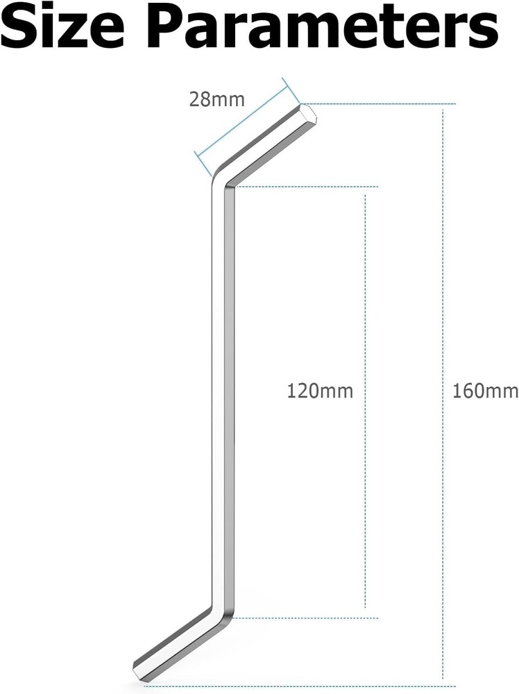 Compact 2-Pack Garbage Disposal Allen Wrench - Durable & Efficient Solution
