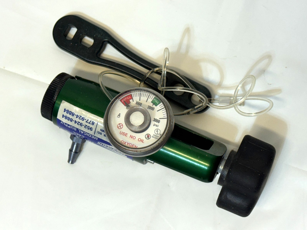 0-8 LPM Oxygen Regulator 50 PSI Respiratory Group