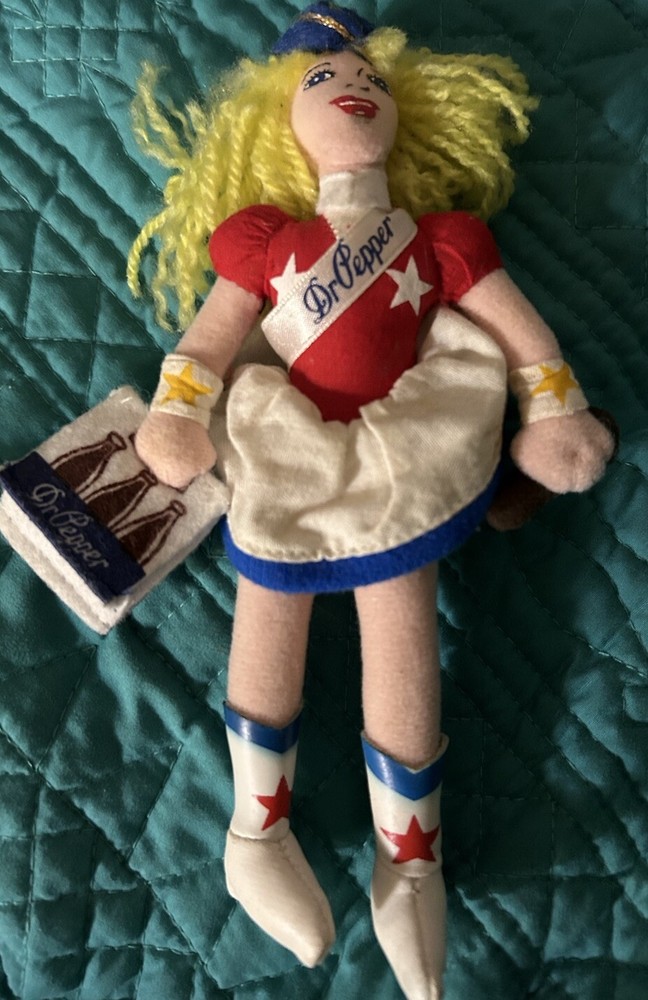 Rare Dr. Pepper Doll ..Cute