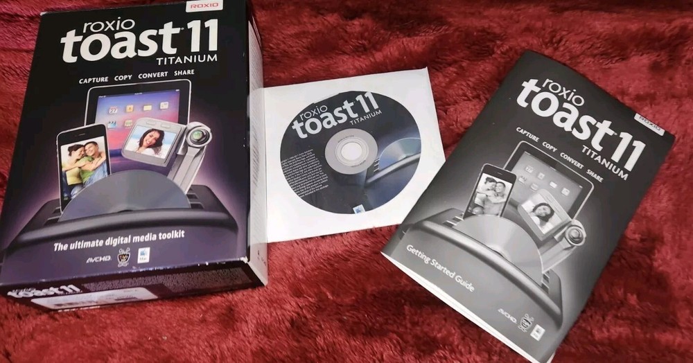 Roxio Toast 11 Titanium Mac Software Digital Media Toolkit