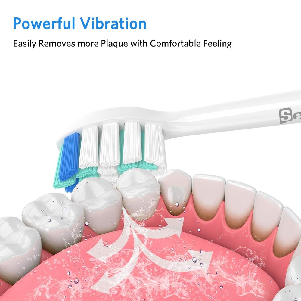 8PCS Replacement Toothbrush Heads Compatible with toothbrush