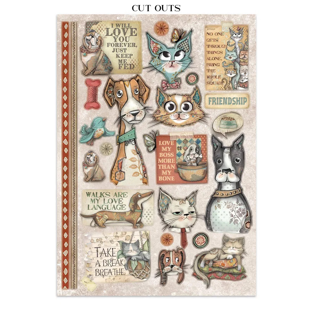 Furry Friends Junk Journal - 16 Pages