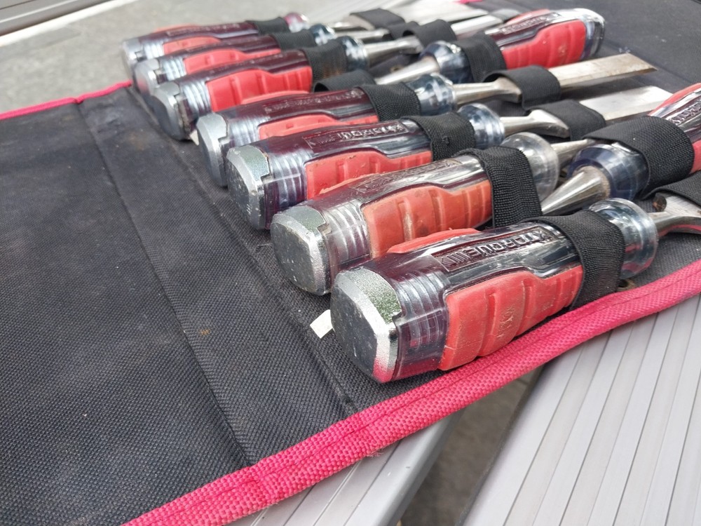 Xtorque Go-Thru Steel Core 9 Pce Chisel Set