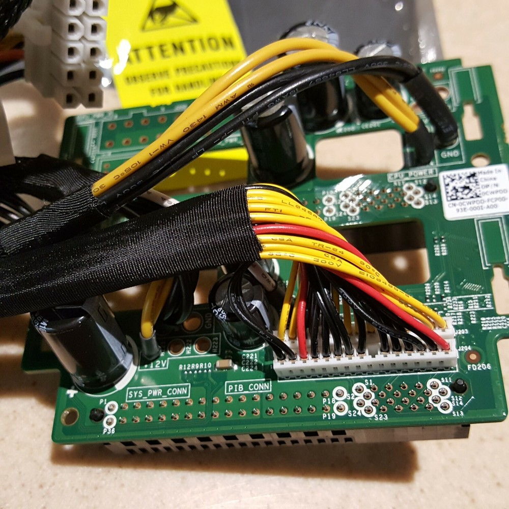 0CWPDD DELL EMC POWEREDGE T330 POWER DISTRIBUTION BOARD PDB CWPDD