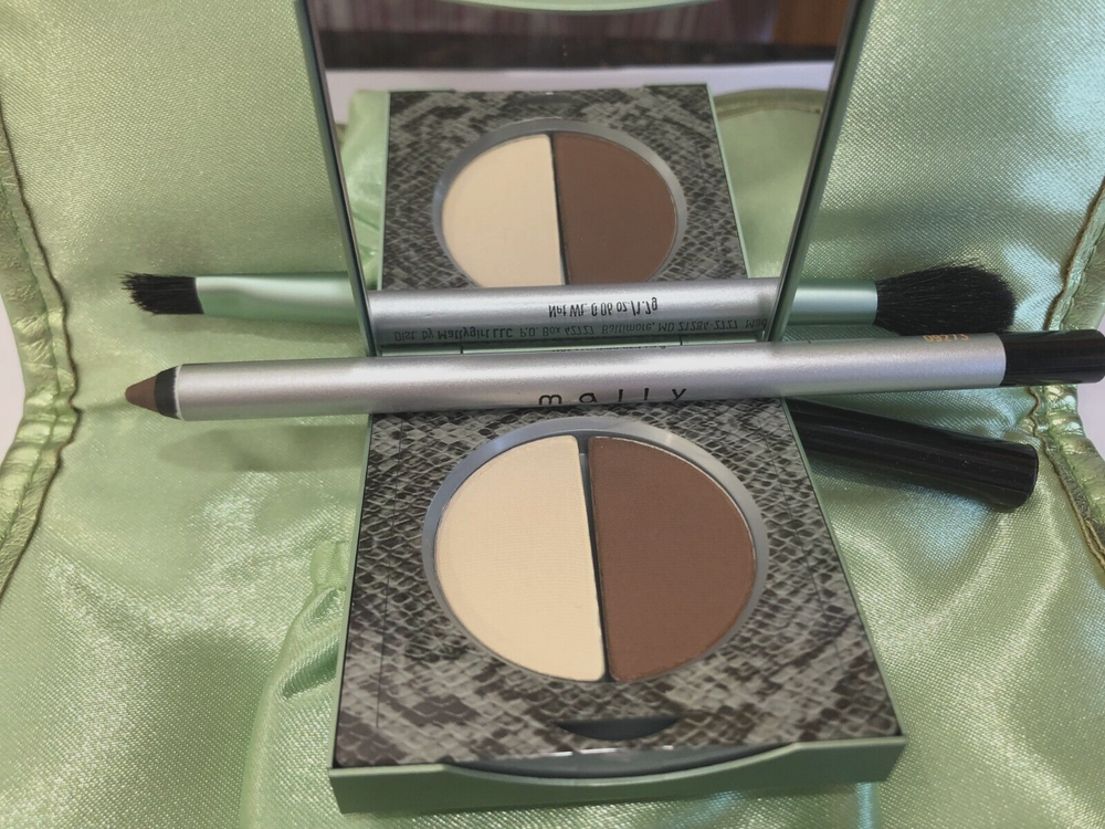 MALLY 24/7 PROFESSIONAL BROW SHAPING SYSTEM (MEDIUM BROWN) + 2 Bags