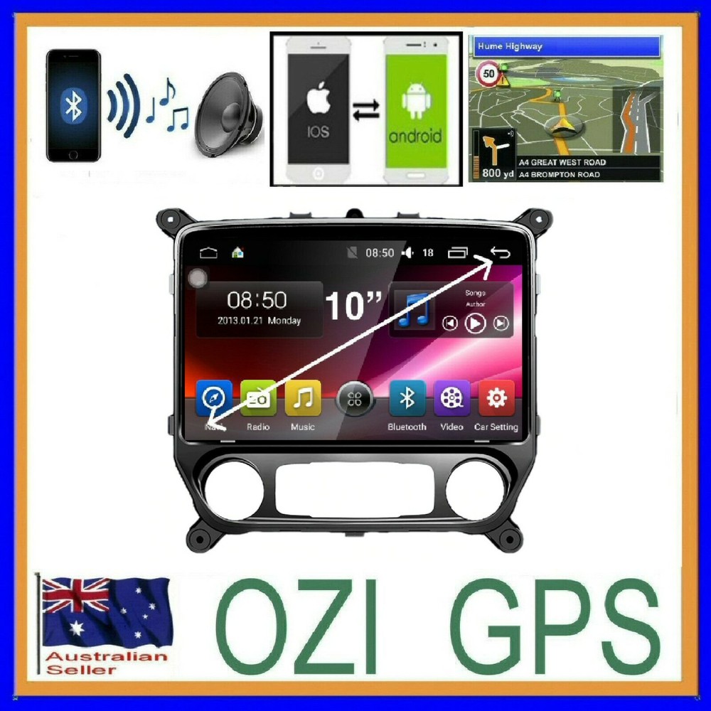 CHEVROLET SILVERADO 2014+ GPS HEAD UNIT APPLE CARPLAY ANDROID AUTO CAMERA