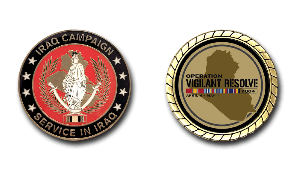 Operation Vigilant Resolve Challenge Coin