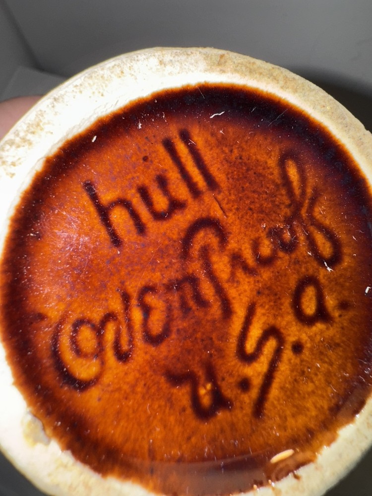 HULL Pottery Pitcher Brown creamer