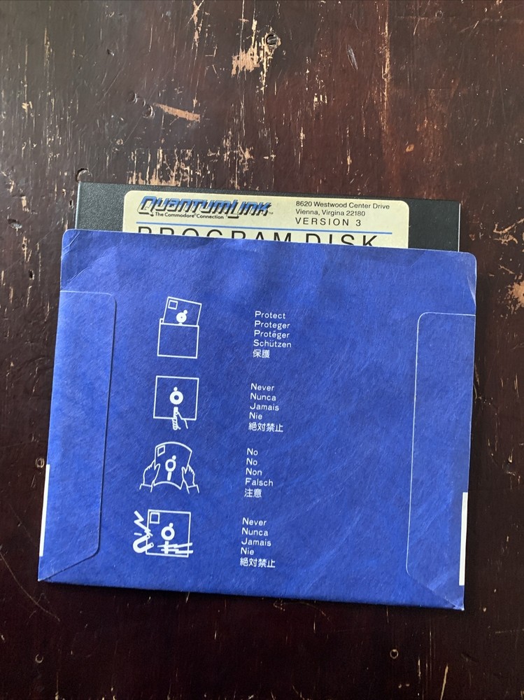 Quantum Link Program Disk for Commodore 64 Volume 3