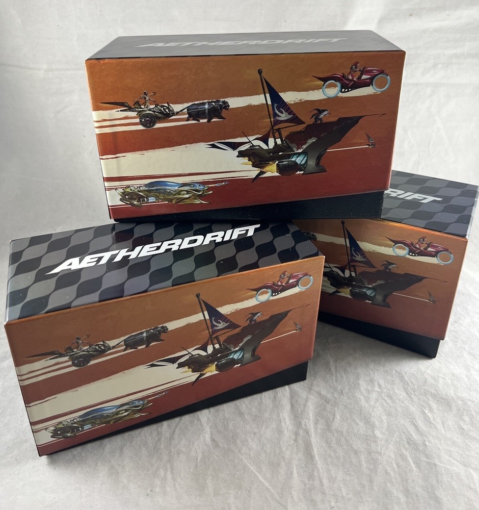 3x MTG Aetherdrift Finish Line Bundle Storage Box (empty)