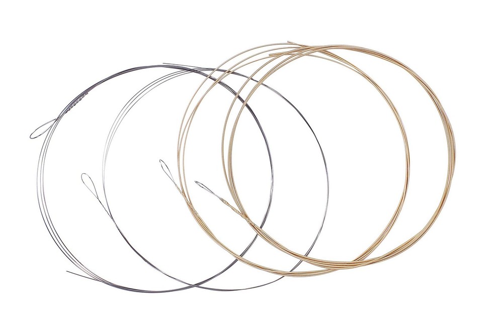 Banjo Strings 4 String, Alice 3 Sets String 09-30 AJ04(3PACK), Silver