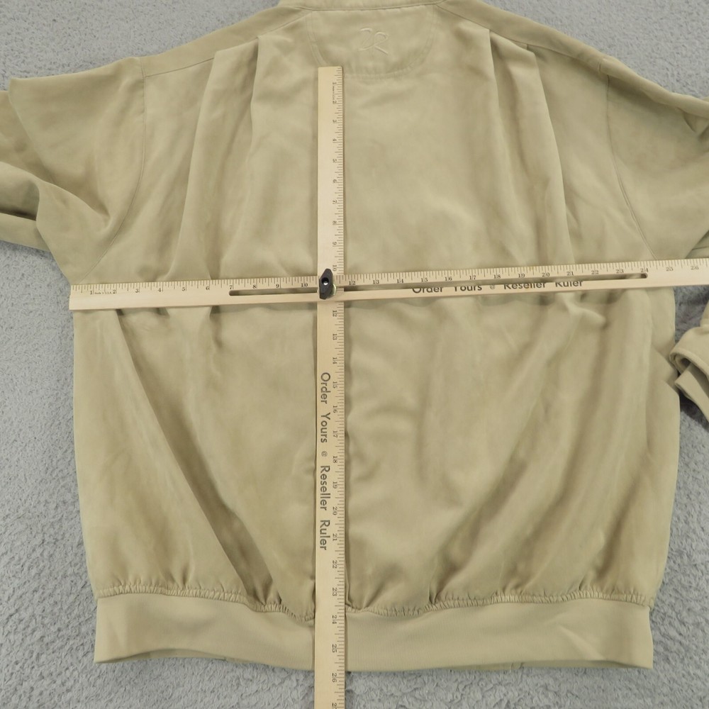 Zero Restriction Jacket Mens XL Micro Suede Quarter Zip Windshirt Golf Pullover