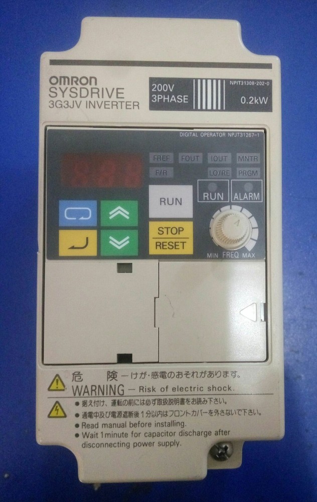 FAST DELIVERY PLC omron inverter 3G3JV-A2002 refurbished