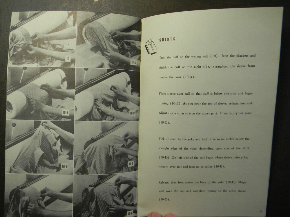 1950? Conlon Automatic Ironer Instruction Manual "Even a Child" Can Use It