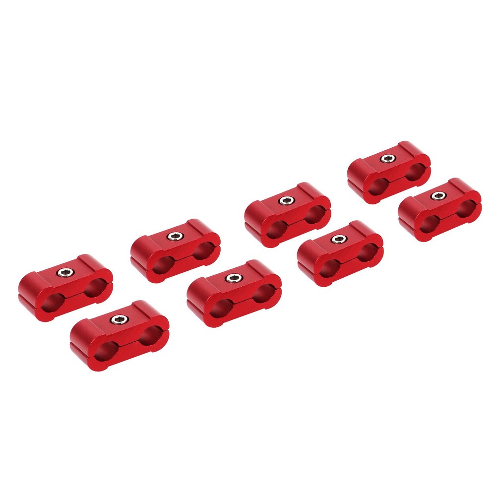 Spark Plug Heat Shield Protector Engine Spark Plug Wire Separator Red 20Pcs