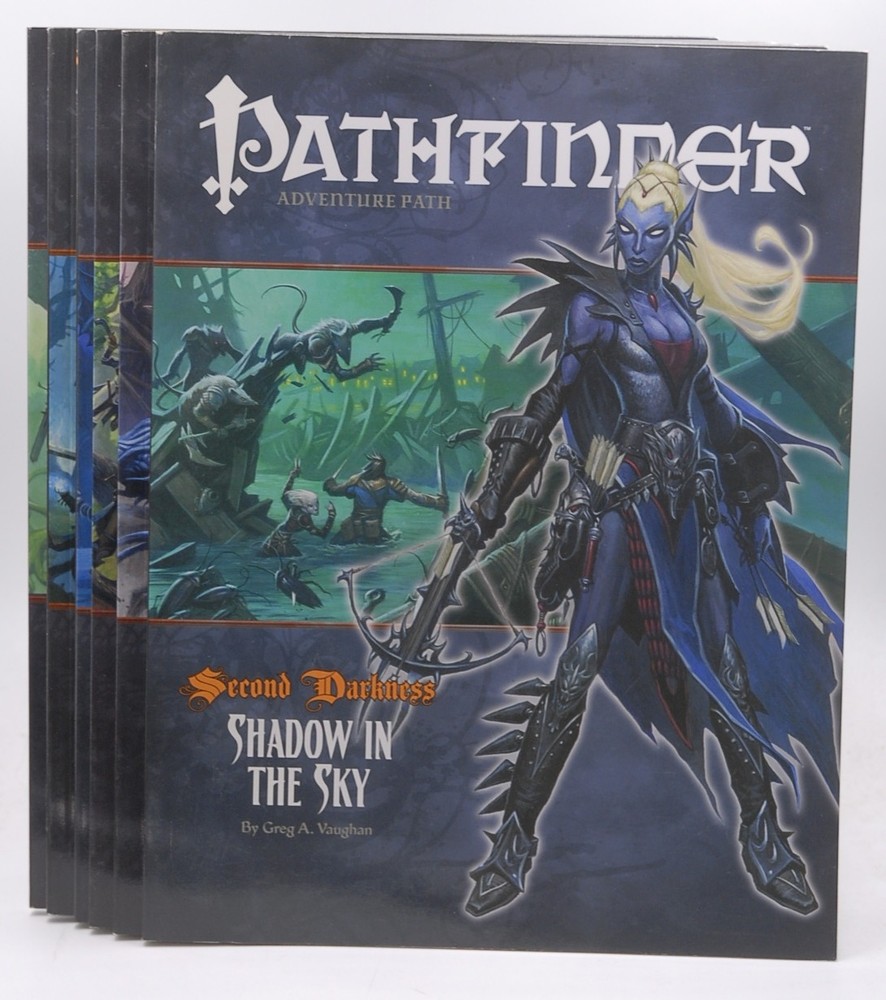 Pathfinder RPG Second Darkness Adventure Path VG 1-6 Complete Staff  Paizo