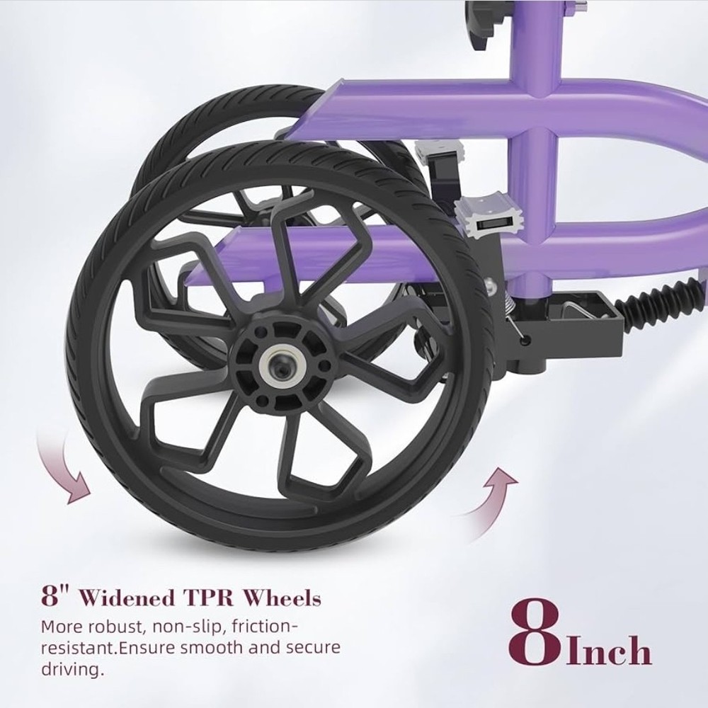 FVZZIN Purple Knee Scooter