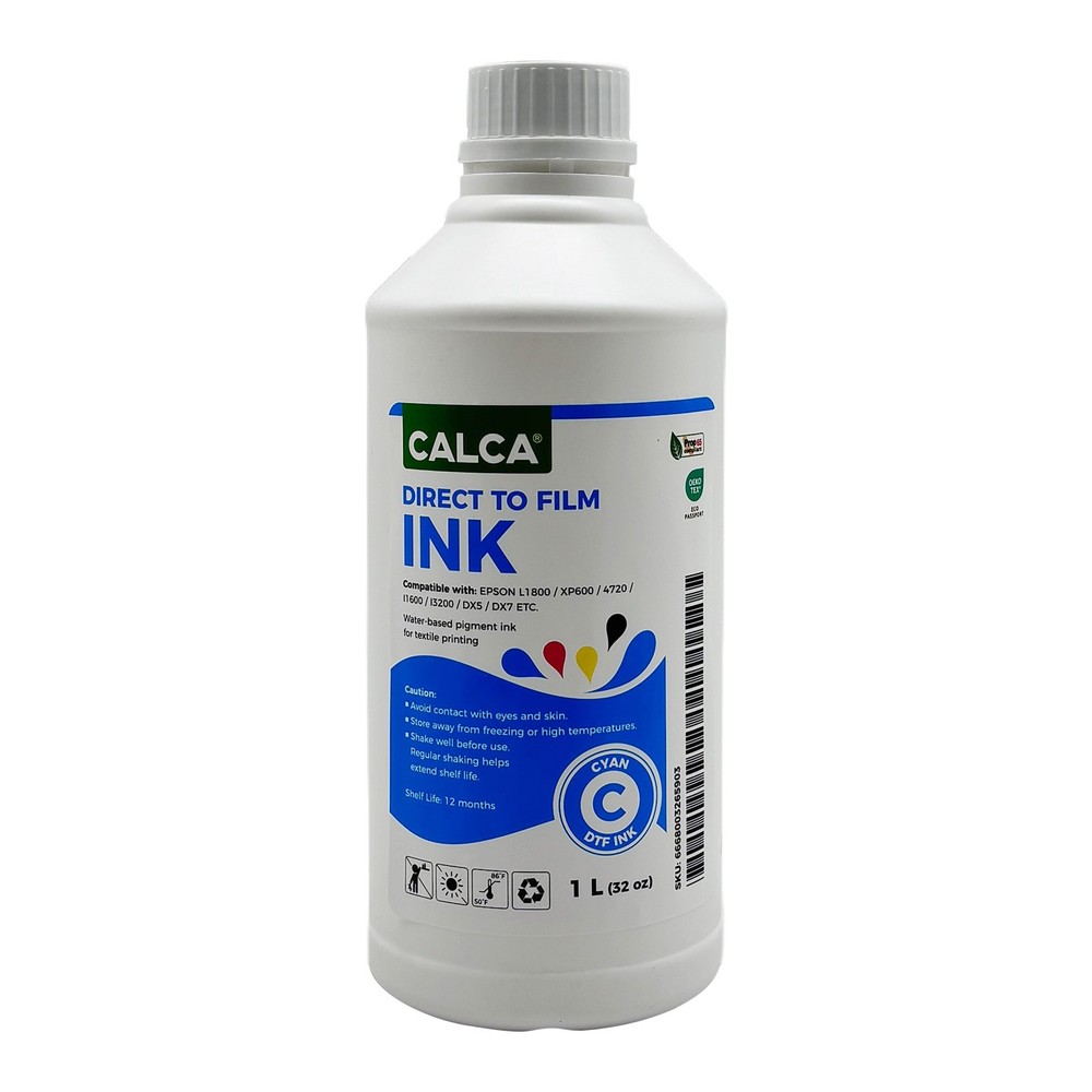 Local Pick-up CALCA 1L Water Based DTF ink for Printhead