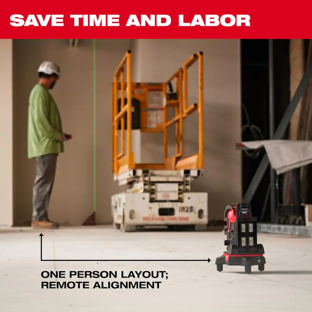 Wireless Laser Level Alignment Base with Remote