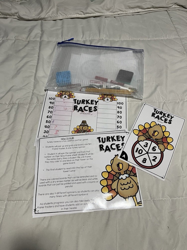 Thanksgiving Party Games 1st Grade