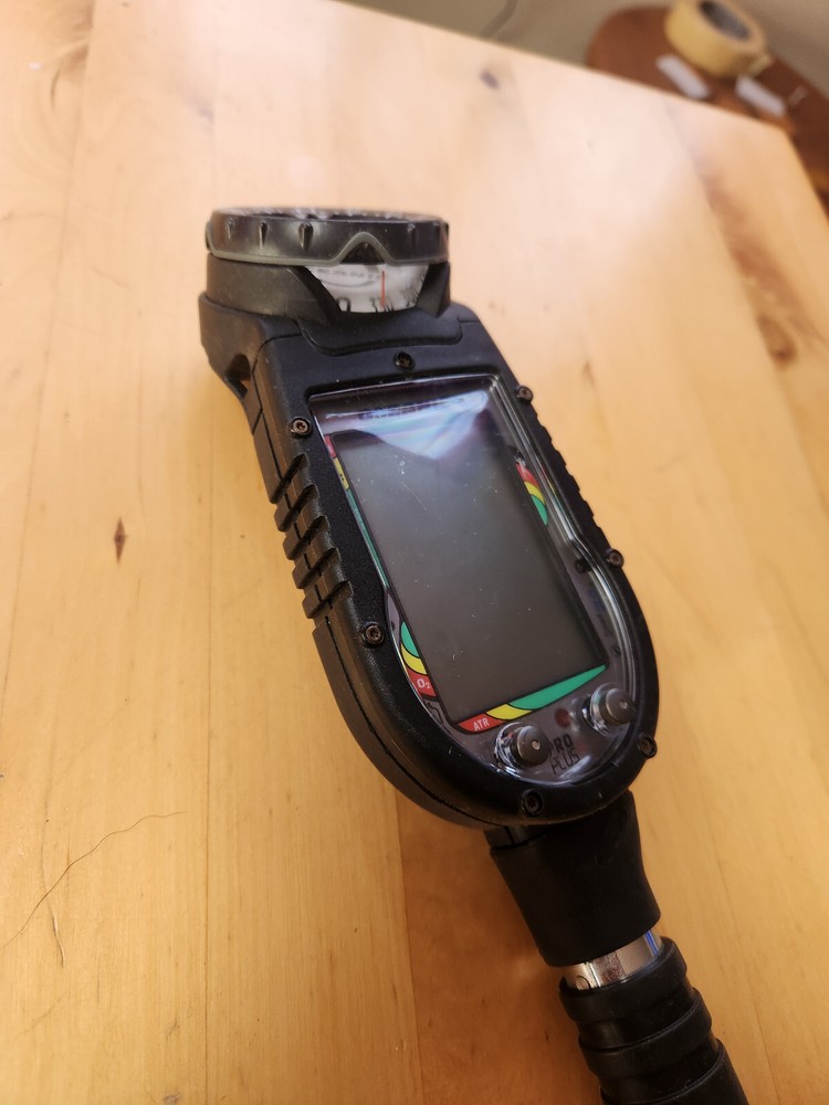 scubapro regulator and oceanic computer used three times