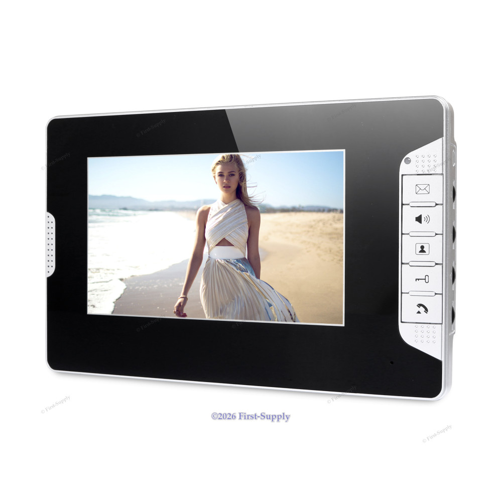 7" Video Door Phone Intercom System Electric Lock Supported for Home Security