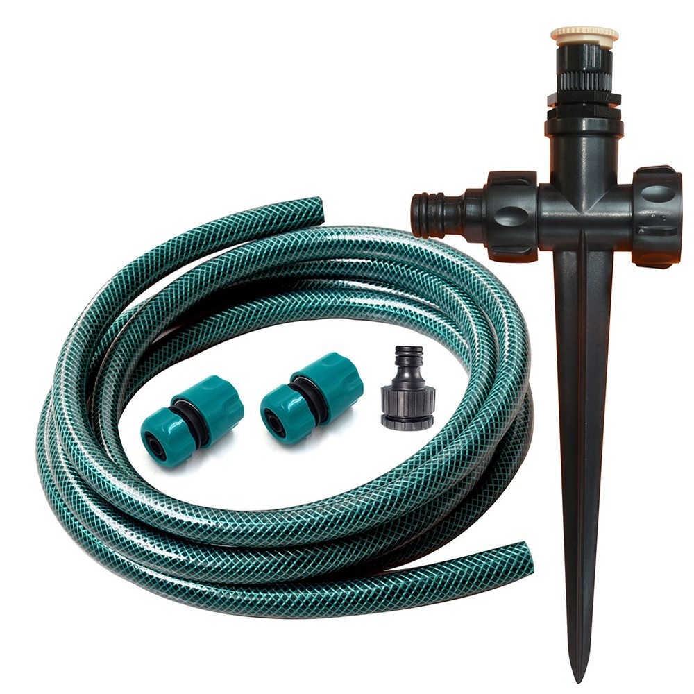 Customizable Watering Solution with Adjustable Sprinkler System for Gardens