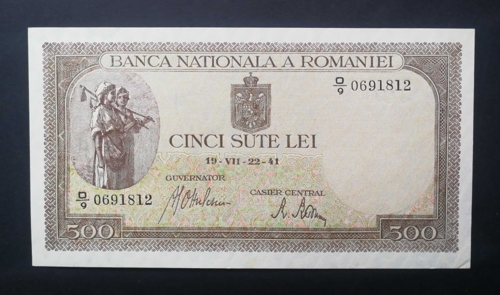Romania 500 Lei 1941 Aunc