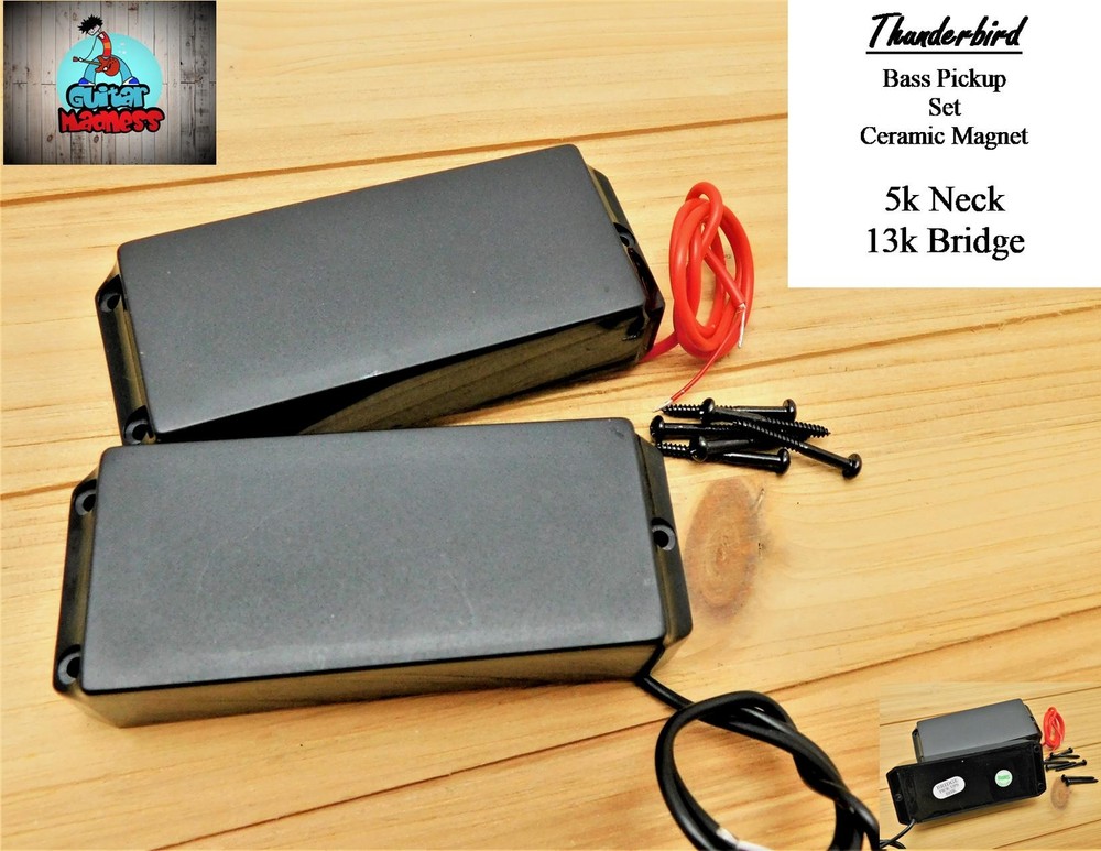 Thunderbird Bass Pickups Set for Gibson, Epiphone Ceramic