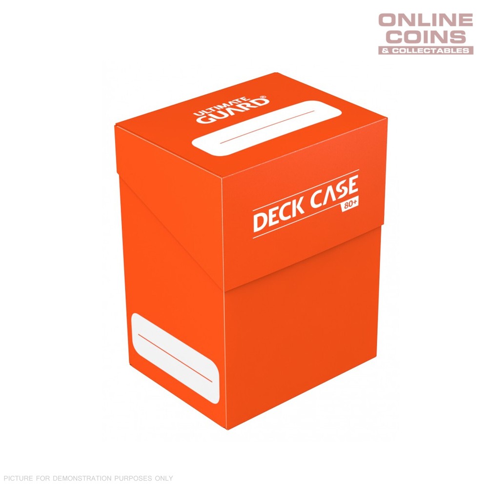 Deck Box Ultimate Guard Deck Case 80+ Standard Size ORANGE