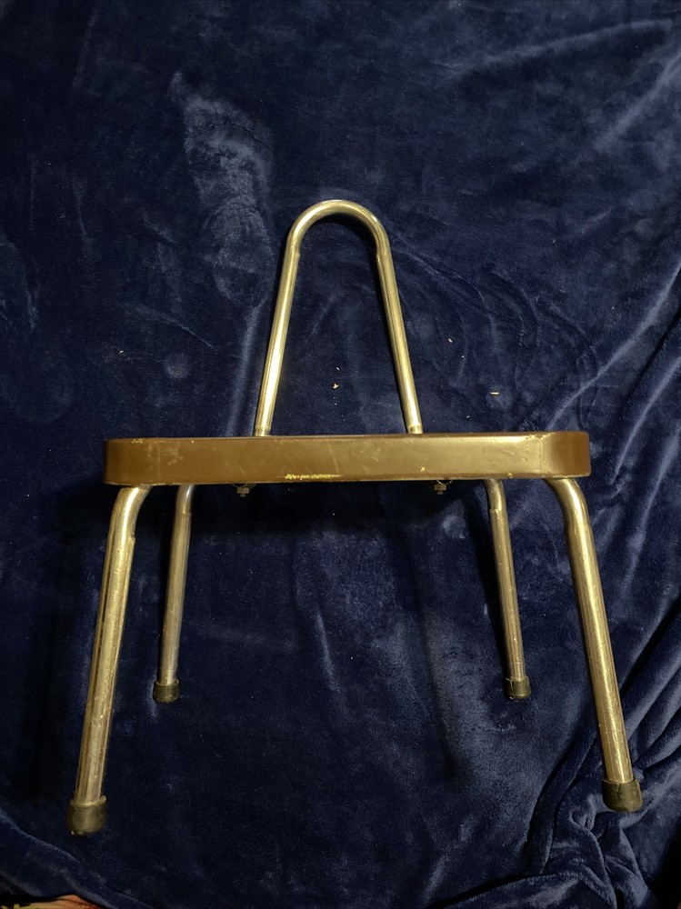 Vintage Step Single Stool With Back MCM