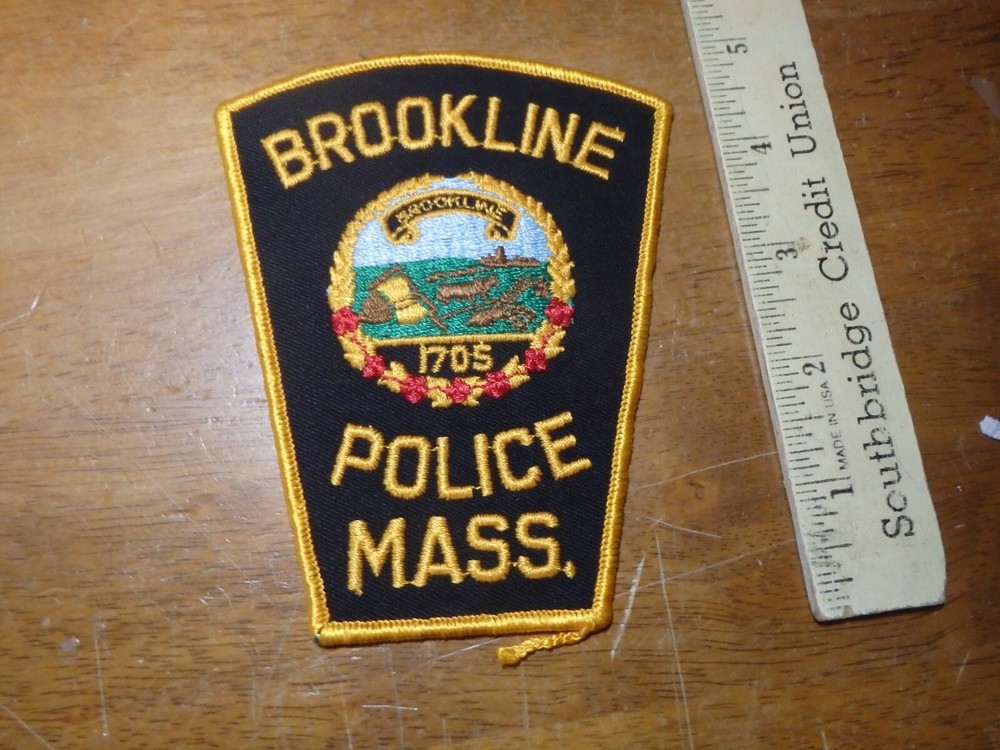 BROOKLINE MASSACHUSETTS VEST PATCH BX 25#12