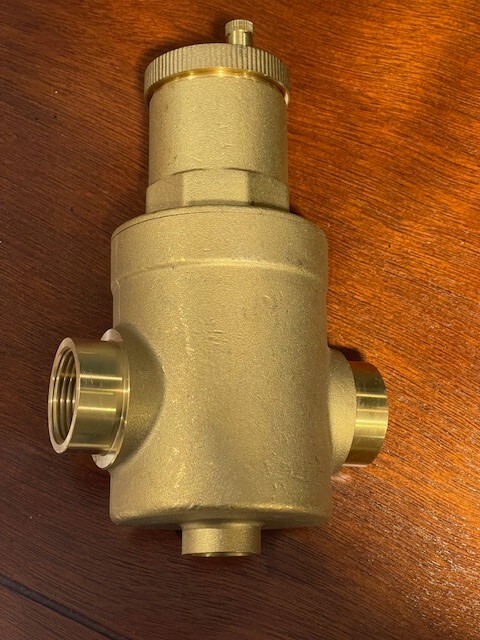 1" Brass Air Separator (Threaded)
