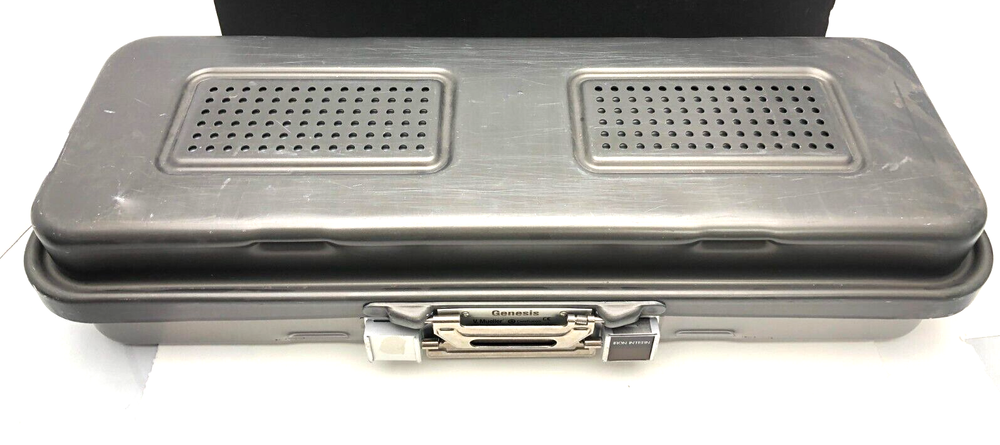 Sterilization Container Case Genesis 6"x11"x28" CD5-61B Large 6" Deep Perf