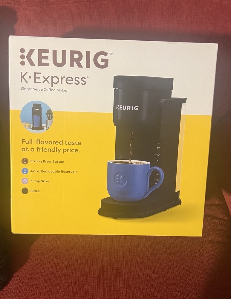 🆕 Keurig K-Express Single Serve Coffee Maker Fast Brew Black 🆕