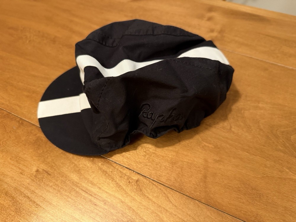 Rapha Cycling Cap Large Black & White NWOT