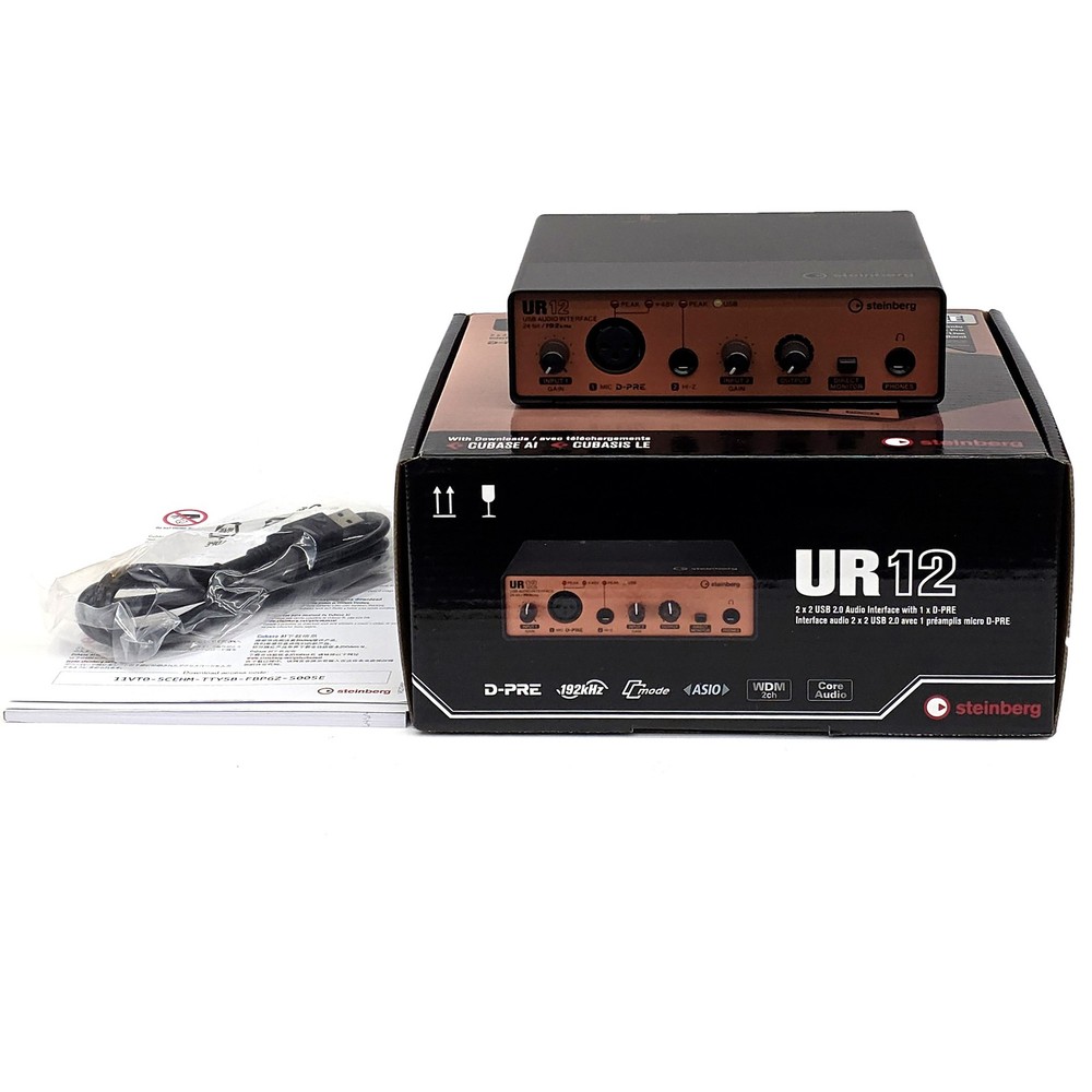 Yamaha Steinberg USB Audio Interface Black/Copper UR12B