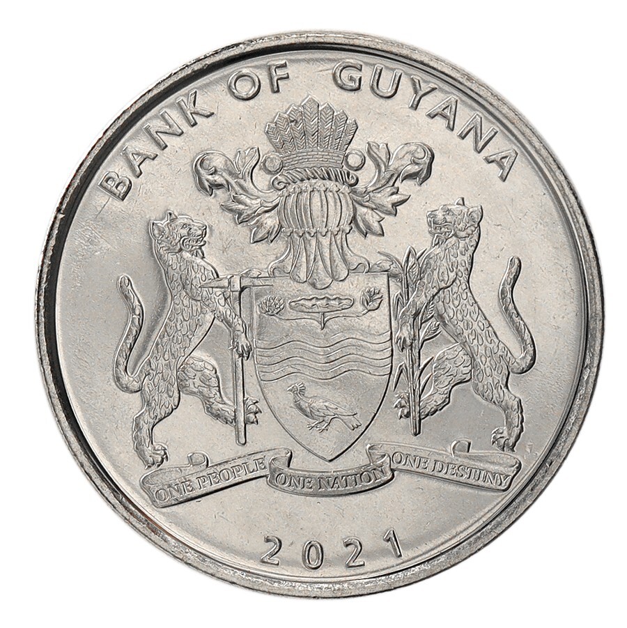 Guyana 100 Dollars, 2021, KM #64, Mint, Commemorative