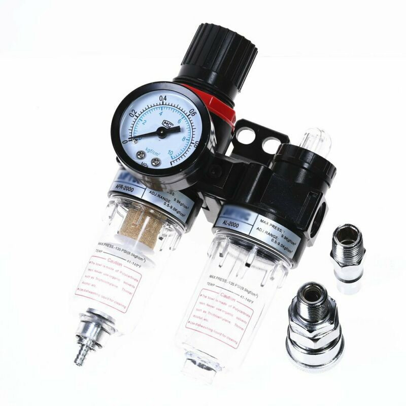 AFC2000 Plastic Air Source Treatment Filter Pressure Gauge Regulator Replacement