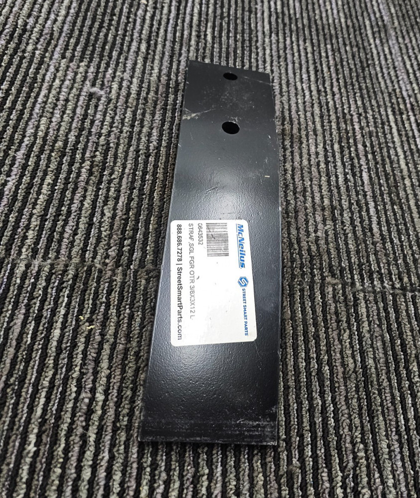 McNeilus 0643532 Strap Single Finger Outer Long 3/8x3x12 Long Replacement Black