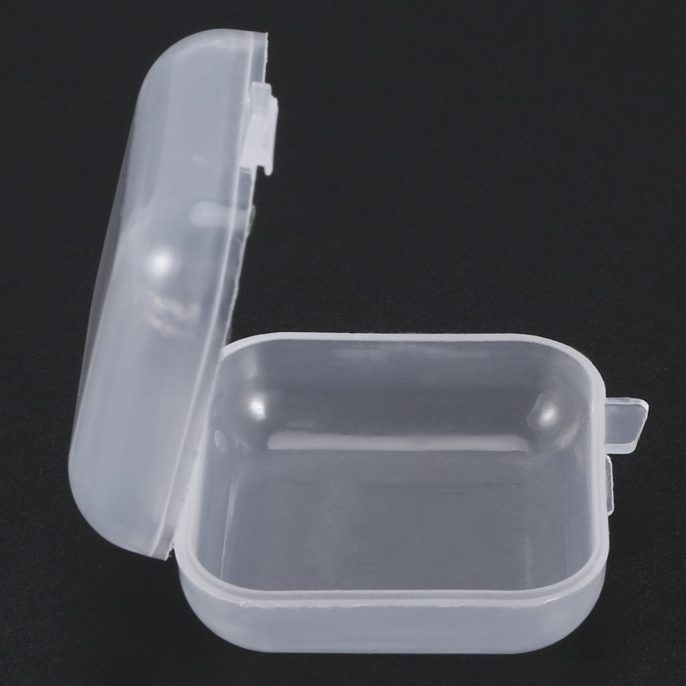 50Packs Small Clear Plastic Storage Containers,Mixed Empty , Case with Lids8124