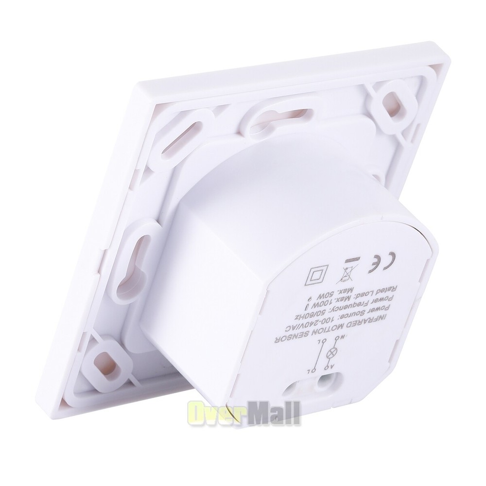 PIR Infrared Motion Sensor Detector Wall Lighting Switch Automatic ON/OFF Home