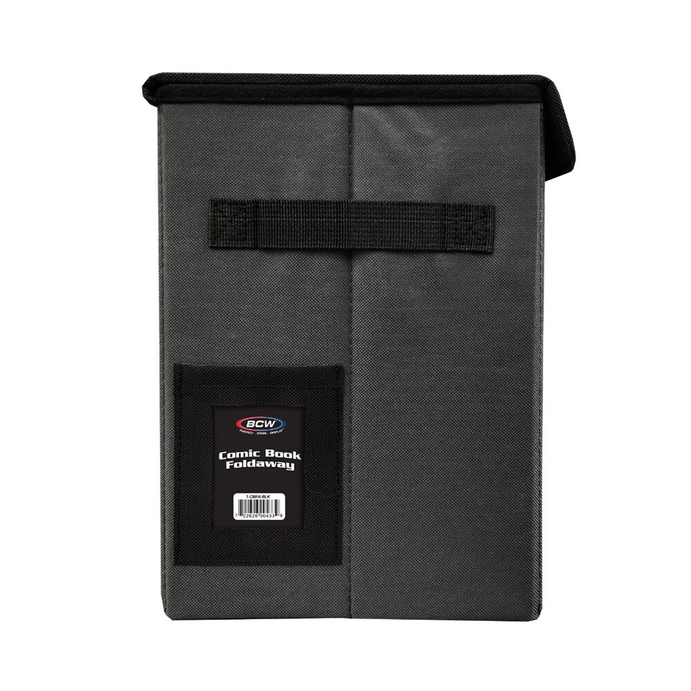 BCW Black Comic Book Foldaway Folding Storage Tote Short Box