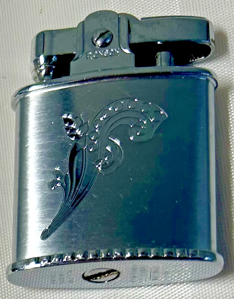 Vintage Ronson Princes Silver Lighter Pull & Twist Base Nice Vintage Lighter