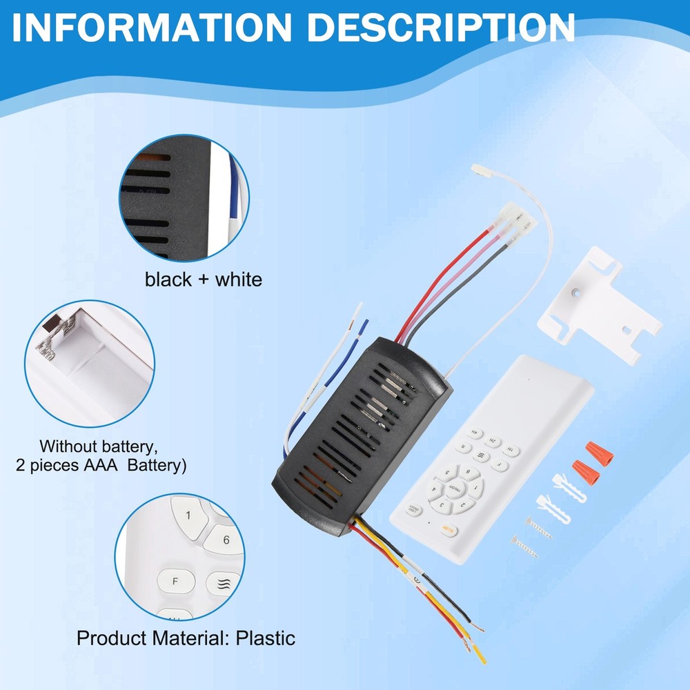 Frequency Conversion Ceiling Fan Remote Control Kit Light High Voltage7805