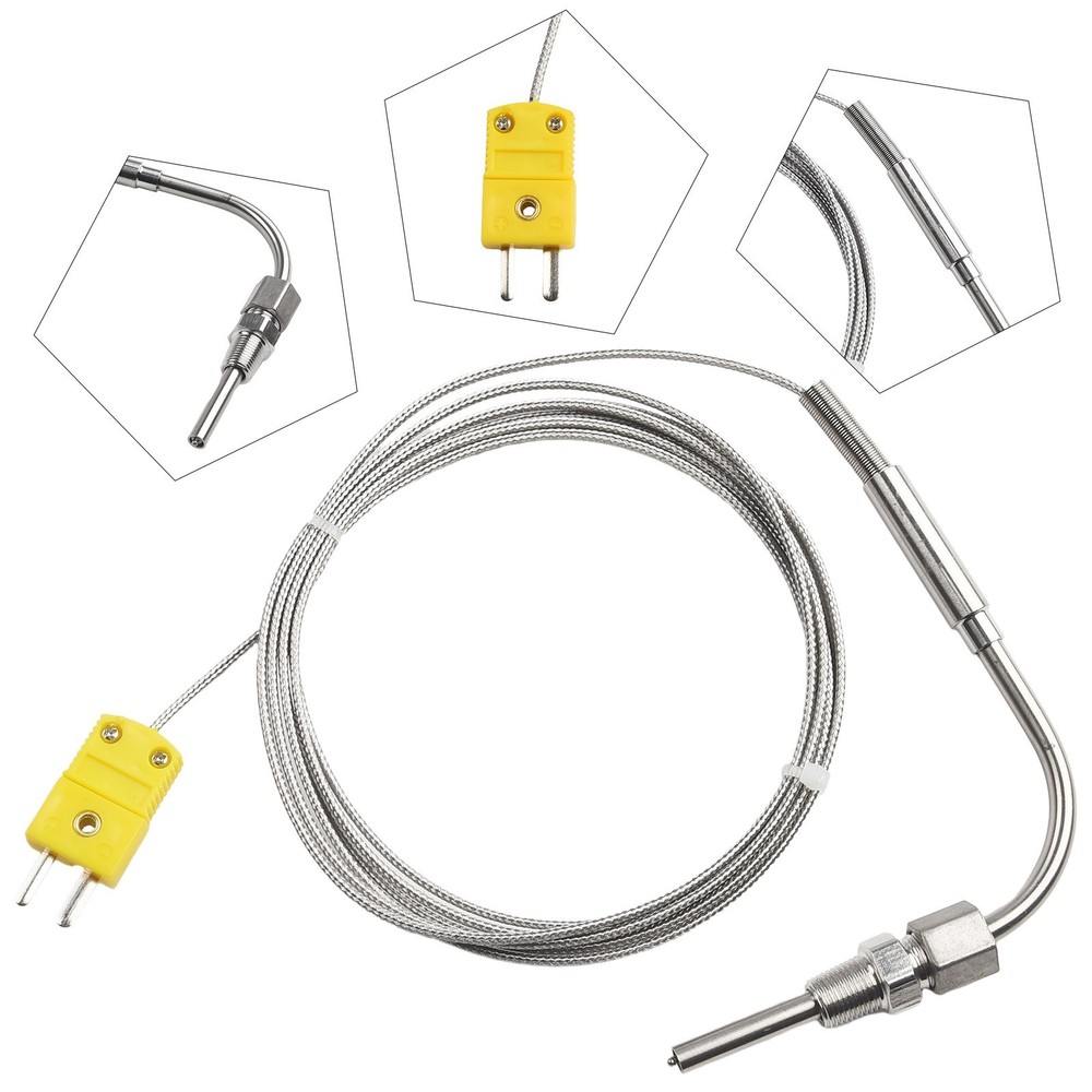 K-Type Thermocouple Exhaust Probe High Temperature Sensor Threads 2M EGT