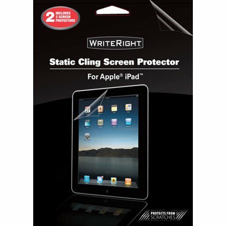 Fellowes WriteRight Screen Protectors for Apple iPad, 2 per Pack, Clear